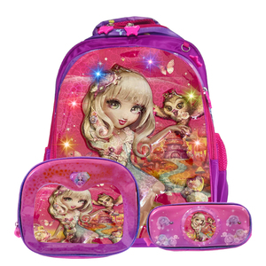 Galactic School Backpack <b>Set</b> for Children RGB LED Lights Including Pencil Case and Thermal <b>Lunch</b> Box - Product Image 5