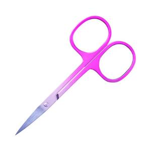 Ciseaux pour poils de nez Mini tête ronde en acier inoxydable tondeuse de beauté tondeuse à poils de nez Portable ergonomie coupe-poils de nez - Product Image 6