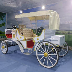 Carruaje de Lujo Eléctrico y de Caballos, Estilo Victoriano Real, para Turismo y Atracciones Ecuestres - Product Image 2