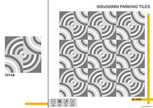 Carreaux vitrifiés extérieurs résistants aux intempéries pour les zones de stationnement Durable antidérapant Facile à installer Carreaux de porcelaine 500x500mm - Product Image 5