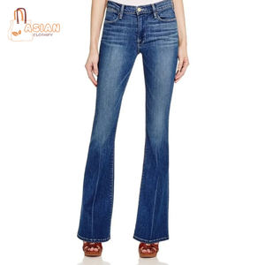 Nueva Llegada: Pantalones Vaqueros de Mezclilla para Mujer, Corte Regular, Lavado Casual, Precio Bajo, Calidad de Exportación, Cintura Media, Rectos - Product Image 1
