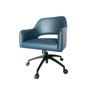 Vietnam Offre Spéciale OEM Hôtel Chaises Meubles Haute Qualité Intérieur Moderne Réglable Couverture PVC Confortable Bureau Swil 4 Chaises - Product Image 2