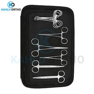 KAHLU ORTHOPEDIC Kit de instrumentos quirúrgicos veterinarios de acero inoxidable de 17 piezas Precio al por mayor Reutilizable para diagnóstico - Product Image 4