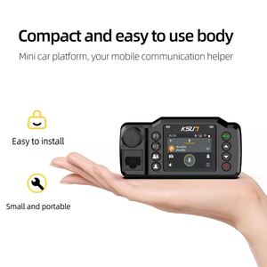 Kusn zl1200 4G PoC Walkie LTE toàn cầu đài phát thanh xe 50km phạm vi nói chuyện PTT hệ thống intercom Wifi tương thích zello ứng dụng 3G Xe đài phát thanh - Product Image 4