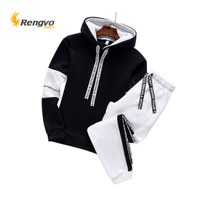 Conjunto Deportivo para Hombre, Talla Grande, Sudadera con Capucha y Pantalones, Moda Casual de Otoño-Primavera 2021, Transpirable - Product Image 3