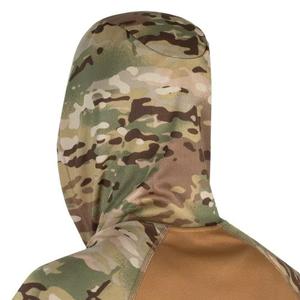 Chemise d'été légère à manches raglan avec tissu respirant et coupe extensible "SERPENS" - CAMO - Product Image 4