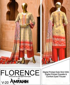 Damas kameez shalwar Trajes de césped bordados Faisalabad trajes de césped de alta calidad shalwar kameez - Product Image 2