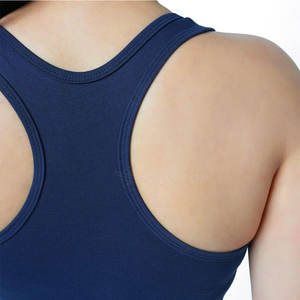 Soutien-gorge de sport pour femme à prix avantageux, idéal pour le yoga et la gym, 100 % coton, maintien élevé, bretelles réglables, coussinets amovibles - Product Image 5