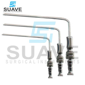 Nouveaux tubes d'aspiration médicaux en acier inoxydable de 18 cm, 5 mm et 10 mm, de haute qualité, par SUAVE SURGICAL INSTRUMENTS - Product Image 2