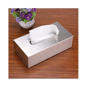 กล่องทิชชู่โลหะสีดำ,แบบทำมือสำหรับตกแต่งบ้าน - Product Image 1