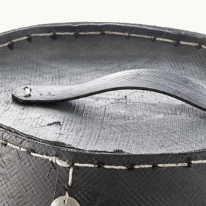 Panier à jouets décoratif en caoutchouc recyclé rustique fait à la main vietnamien avec couvercle organisation de stockage à domicile pour intérieur extérieur - Product Image 4