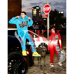 Chándales unisex para hombres pull over sweat suit logotipo personalizado chándal para hombres Sudadera con capucha conjuntos unisex Sudadera con capucha y pantalones conjuntos - Product Image 4