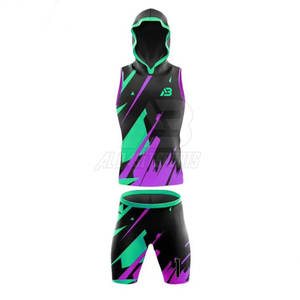 ชุดเสื้อเจอร์ซีย์สั้นลายธงสำหรับผู้ชายชุดกีฬาแบบทีมสวมใส่สบายแห้งเร็ว - Product Image 3