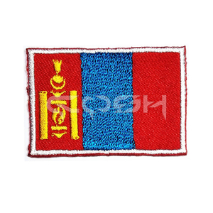 Parches de bandera personalizados con emblema bordado - Product Image 1