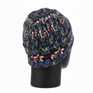 Gorro de Invierno para Hombre, Elegante, 280 GSM, Tejido Acrílico de Alta Calidad, Multicolor, Cálido, Suave, Ajustable, con Logotipo Personalizado, Jacquard - Product Image 3