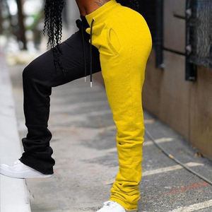 Pantalones Deportivos de Yoga para Mujer, Cintura Media, Estilo Flare, de Spandex y Algodón, Transpirables y de Secado Rápido - Product Image 5