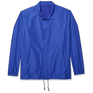 เสื้อแจ็กเก็ตกันลมปกคอตั้งแบบคลาสสิกสำหรับผู้ชายเสื้อโค้ชโลโก้ออกแบบได้ตามต้องการสำหรับฤดูหนาว - Product Image 1