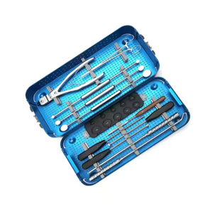 Gran oferta, juego de instrumentos ortopédicos básicos, placas para traumatismos, traumatología ósea, fragmento grande quirúrgico, Manual, certificado CE, SurgiRight - Product Image 2