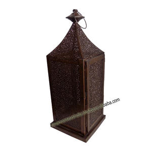 Iron Metal Decorative <b>Candle</b> Hanging Lanterns Best Quality Metal Lantern for Party Events Outdoor Home <b>Wedding</b> - Product Image 1