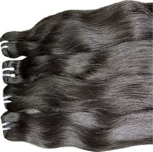 Venta al por mayor 30 pulgadas de longitud estirada 44 + colores Cambodian Natural Wave Extensiones de cabello frontal Raw Virgin HD Lace - Product Image 3