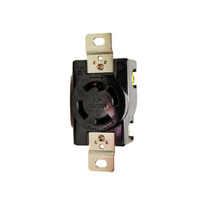 Prise industrielle 30A 125/250V à verrouillage par torsion WJ-6433B/NEMA L14-30R en matériau phénolique - Product Image 6