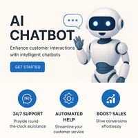 Desarrollo de Chatbots con IA, Asistente Virtual Inteligente Personalizado, Multiplataforma para Mac OS, Solución de Automatización de Servicio al Cliente 24/7