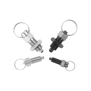 K0342 Pasador de Indexación de Acero Inoxidable Forma S M10x1 con Anillo de Tracción para Posicionamiento y Retención K0342 - Product Image 5