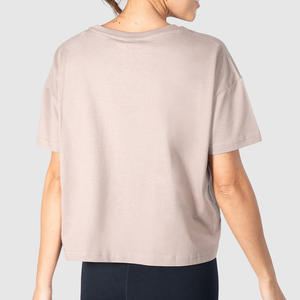 Blouse décontractée pour femme, respirante, à motif floral vintage, manches papillon, manches courtes, collection automne 2025, vente en gros - Product Image 4