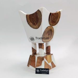 Brûleur à Bakhoor en bois et résine artisanal, diffuseur d'arômes de luxe, qualité supérieure pour la décoration intérieure, la méditation et les salles de bien-être - Product Image 2