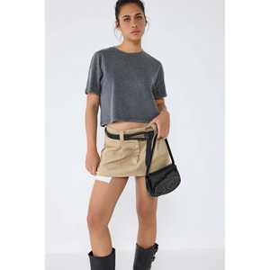 Camiseta Corta con Adornos de Piedras - Product Image 1