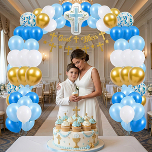 Kit Decorativo per Prima Comunione o Battesimo, Set di 50 Pezzi per Decorazioni Festive - Product Image 1