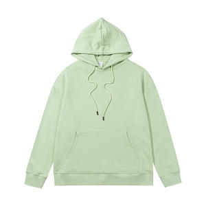 Quantité minimale de commande OEM bas de haute qualité 320g 15 couleurs sweats à capuche surdimensionnés unisexes grande taille sweats à capuche pour hommes - Product Image 5