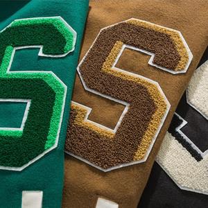 Veste universitaire tendance de haute qualité pour hommes Vestes de baseball décontractées et ajustées pour bombardier - Product Image 6