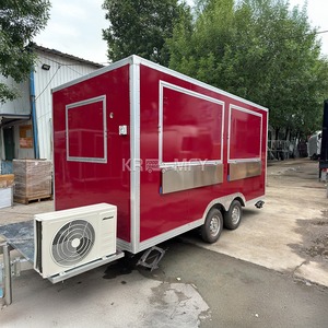 Street Vending Kitchen Fully Catering Equipped Mobile Food <b>Trailer</b> Tow Bar Truck Stainless Steel <b>Box</b> <b>Car</b> hotdog pizza Source - Product Image 6