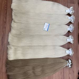 Variété de couleur droite en vrac cheveux 100% cheveux humains de haute qualité faisceaux fabriqués au Vietnam très lisse soyeux prix de gros - Product Image 2