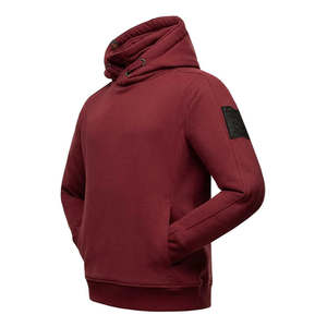 Logo personnalisé de haute qualité 500 GSM épais coton polaire lourd vêtements de rue pull lourd sweats à capuche surdimensionnés hommes - Product Image 4