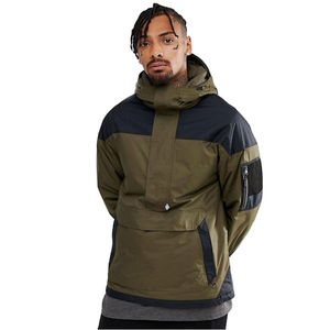 Nueva llegada de chándal deportivo con logotipo personalizado cómodo al aire libre a prueba de viento con Capucha con forro calentado rompevientos para hombres - Product Image 1