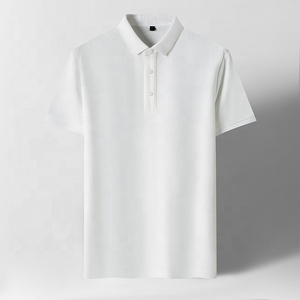 T-shirt 100% coton personnalisé de qualité supérieure pour hommes Short respirant avec logo personnalisé Polo imprimé décontracté élégant - Product Image 2