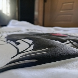 OEM high Quality pullover Hoodie with <b>puff</b> printing 100% cotton with custom <b>bag</b> and tag - Product Image 4