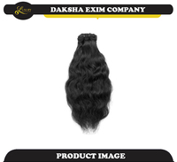 Extensions de cheveux humains vierges Remy 100% naturels DAKSHA EXIM Indian Temple Raw, double trame, ondulés naturels, haute qualité, 100g, toutes couleurs
