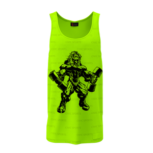 Logotipo personalizado 100% poliéster sublimación Racer Tank Tops buena calidad transpirable de punto estilo casual camiseta sin mangas - Product Image 1