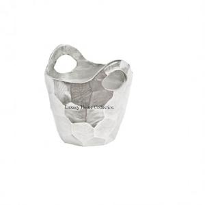 Seau à vin en bambou couleur marron avec poignée en corde refroidisseur à glace et refroidisseur seau de forme ronde fait à la main fournitures de verres de table - Product Image 4