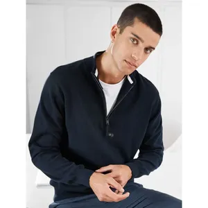 Sweat-shirt promotionnel personnalisé pour homme, pull à demi-zip, sweat-shirt Troyer - Product Image 6