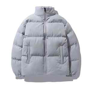 Veste matelassée unisexe tendance pour homme, style écologique, coupe-vent, réversible, chaude pour l'hiver, style ajusté, vêtements tendance - Product Image 2