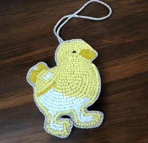Handmade Duck Shape Zari Hanging with <b>Bead</b> Embroidery – Decorative Bird Wall & <b>Door</b> Hanging for Home, Nursery and Festive Decor - Product Image 3