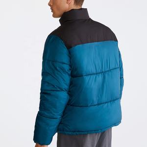 Chaqueta Acolchada Personalizada para Hombre, de Alta Calidad, Informal, con Tela Brillante, Transpirable, con Cuello Alto y Decoración de Bolsillos, MOQ Bajo - Product Image 3