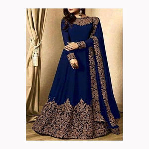 India mujeres paquistaníes uso diario mano lavable algodón bloque impreso Salwar traje Material con Dupatta - Product Image 1