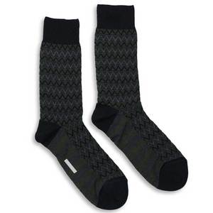 Buen precio, calcetines personalizados de alta calidad para hombre, calcetines negros familiares para la temporada de invierno, calcetines atléticos autocalentables de poliéster - Product Image 1