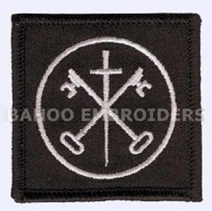 <b>MACHINE</b> EMBROIDERED <b>BADGE</b> - Product Image 1