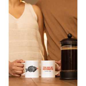 Juego de Tazas Personalizadas con Sublimación 'Eres Mi Dulce', Cerámica Moderna Apta para Microondas, Regalos para el Día de San Valentín - Product Image 2